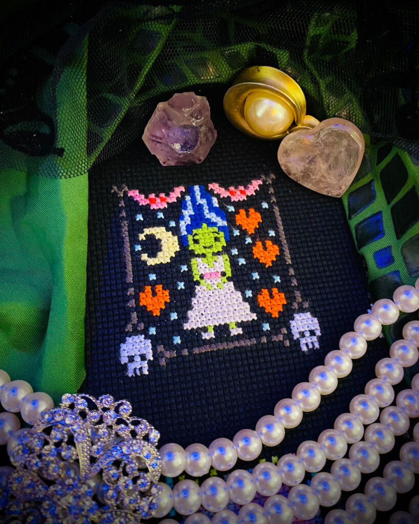 Bride Of Frankenstein Cross Stitch Pattern Etsy - Bride Of Frankenstein Cross Stitch Pattern