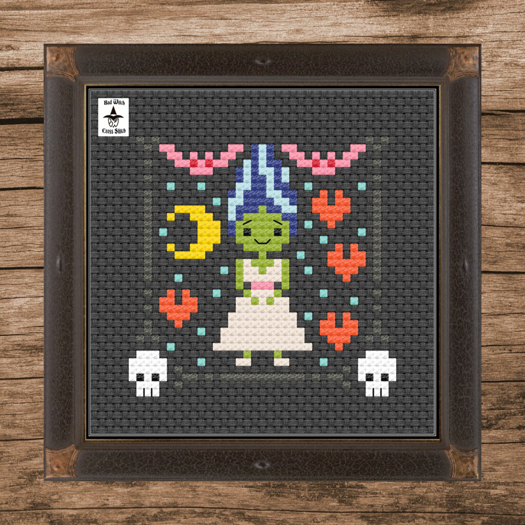 Bride Of Frankenstein Cross Stitch Pattern Etsy - Bride Of Frankenstein Cross Stitch Pattern