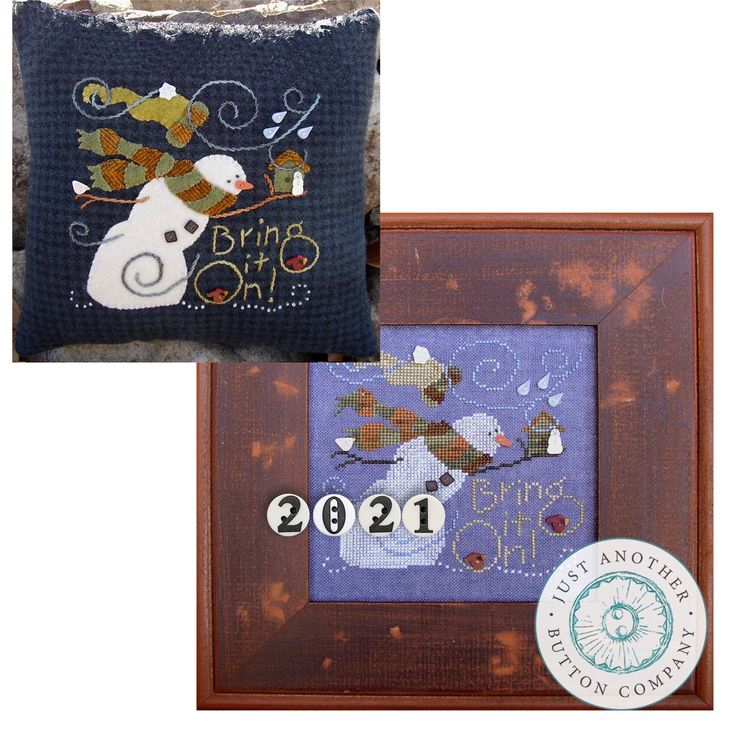 Bring It On includes Free Chart Just Another Button Company  - Just Another Button Company Cross Stitch Patterns