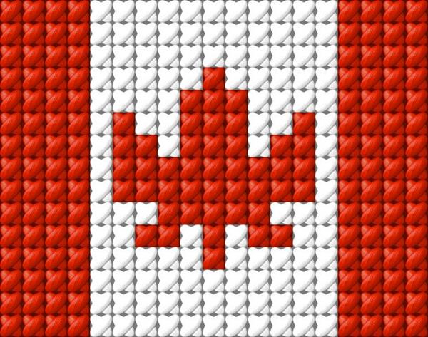 Canadian Flag Cross Stitch Designs - Canadian Flag Cross Stitch Pattern