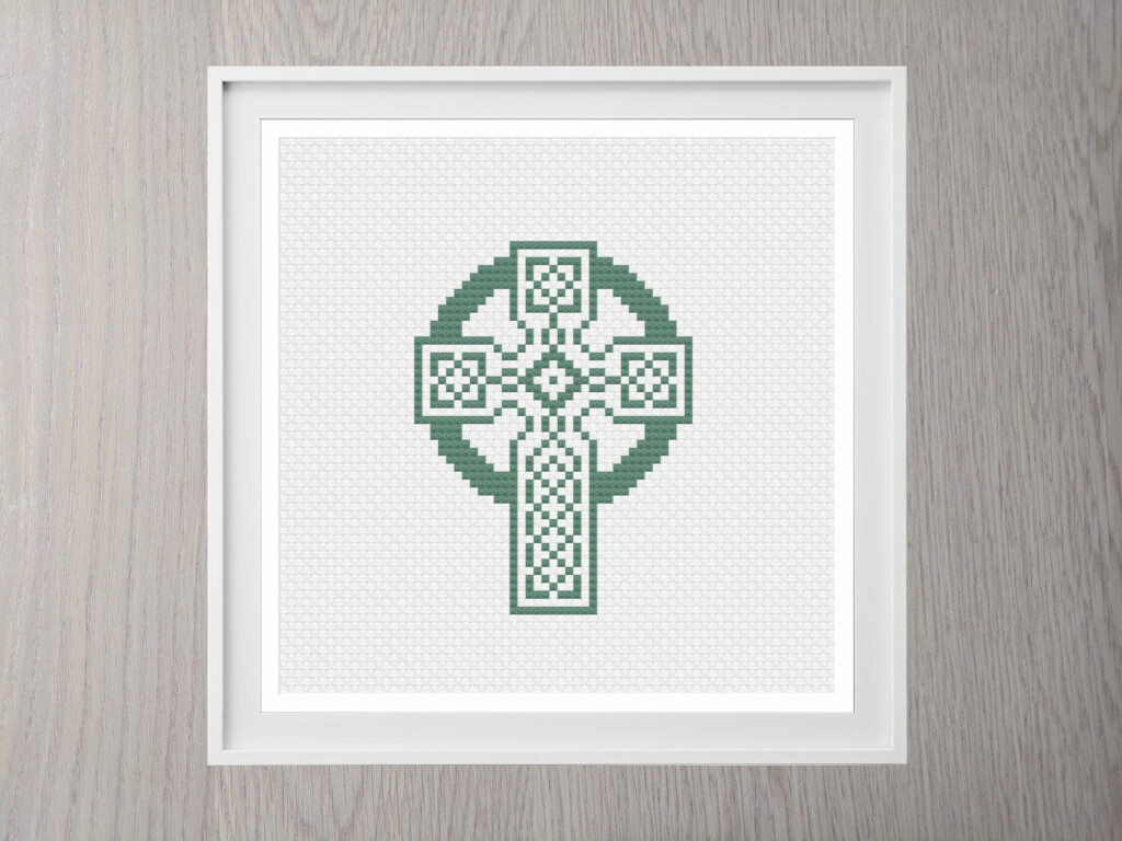 Celtic Cross Cross Stitch Pattern Digital Download - Celtic Cross Cross Stitch Patterns