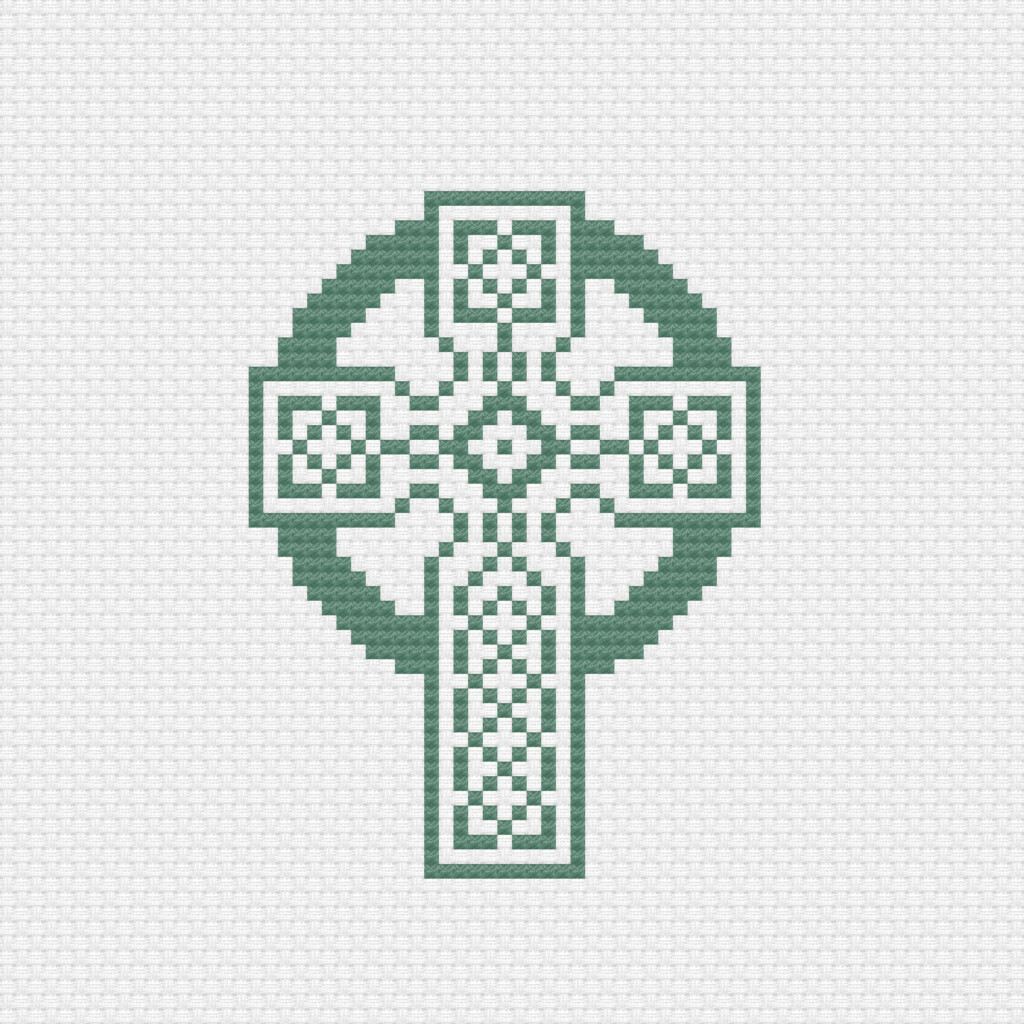 Celtic Cross Cross Stitch Pattern Digital Download - Celtic Cross Cross Stitch Patterns