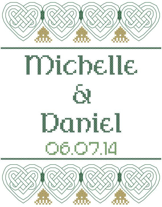 Celtic Cross Stitch Pattern Celtic Wedding Cross Stitch Etsy Celtic  - Celtic Wedding Cross Stitch Patterns