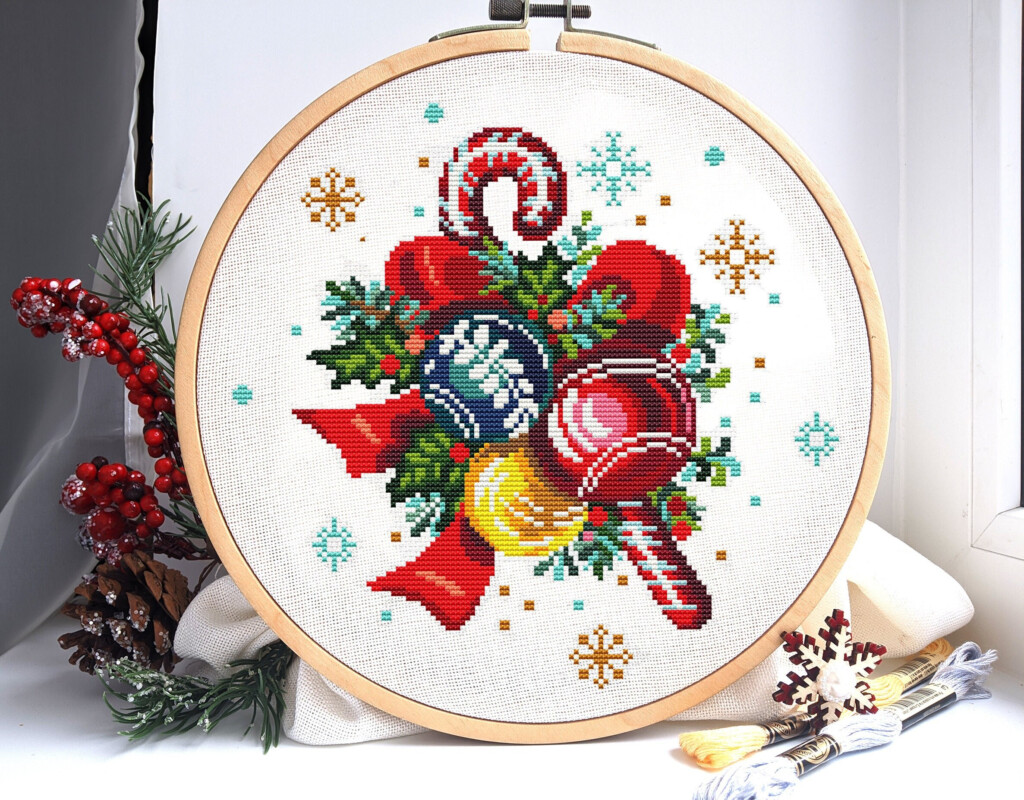 Christmas Bells Cross Stitch Christmas Cross Stitch Pattern Etsy - Christmas Bell Cross Stitch Pattern