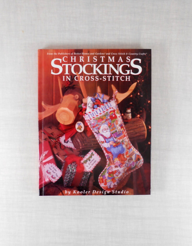 Christmas Craft Book Cross Stitch Book Christmas Stocking Cross  - Cross Stitch Christmas Stocking Pattern Books