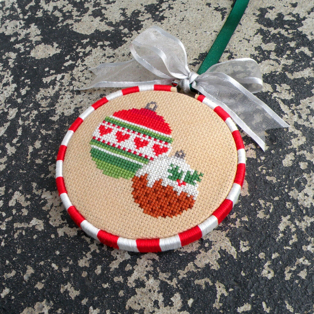 Christmas Cross Stitch Pattern Chart PDF Ornament Counted Etsy - Cross Stitch Patterns Christmas Ornaments