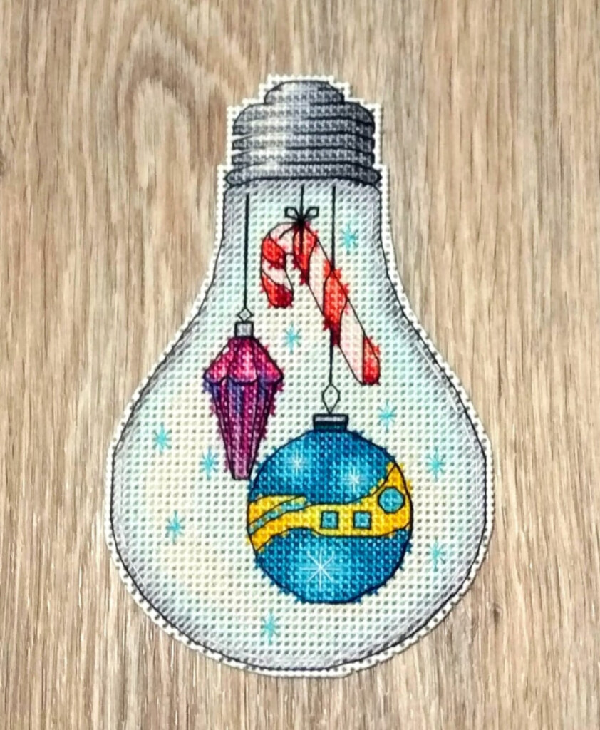 Christmas Light Cross Stitch Pattern Christmas Decorations Etsy - Christmas Lights Cross Stitch Patterns