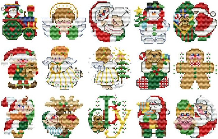 Christmas Mini Ornaments Set 2 Christmas Cross Stitch Pattern Etsy In  - Christmas Mini Cross Stitch Patterns Free