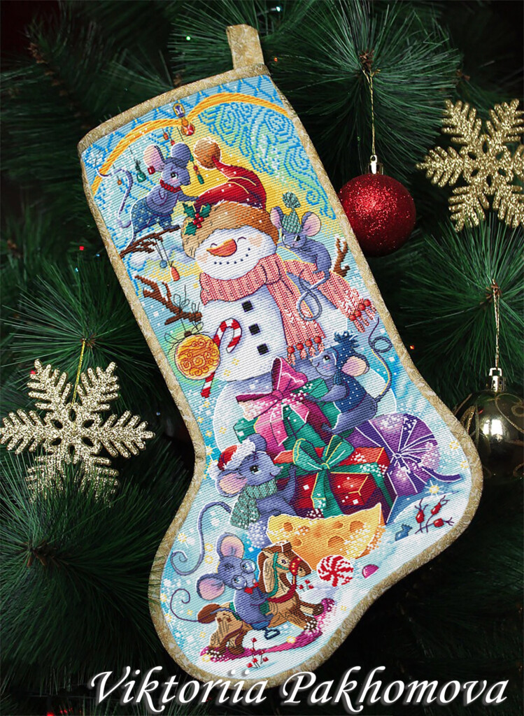Christmas Stocking Cross Stitch Pattern Pdf Christmas Tree Diy Etsy - Christmas Stocking Cross Stitch Pattern