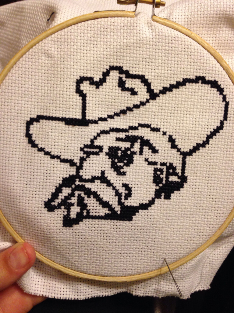 Colonel Reb Cross Stitch Ole Miss Rebels University Of Mississippi  - Ole Miss Cross Stitch Patterns