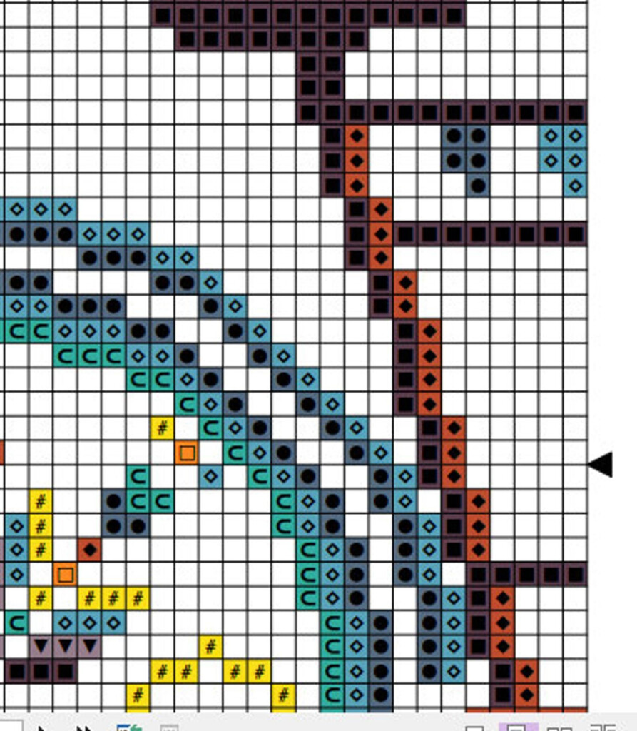 Colorful Bicycle Cross Stitch Pattern For Beginner PDF Modern Etsy  - Cross Stitch Bicycle Patterns Free