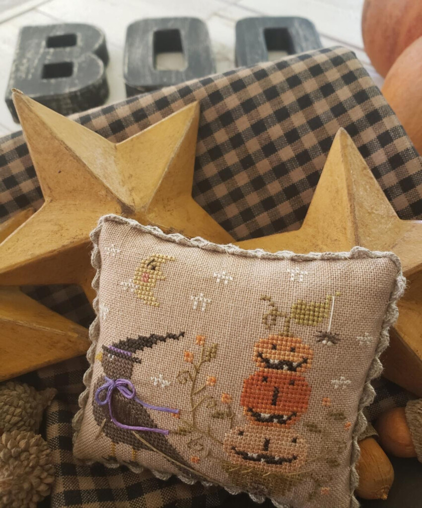 Counted Cross Stitch Pattern Jack O Lantern Jubilee Halloween Decor  - Jack O Lantern Cross Stitch Pattern