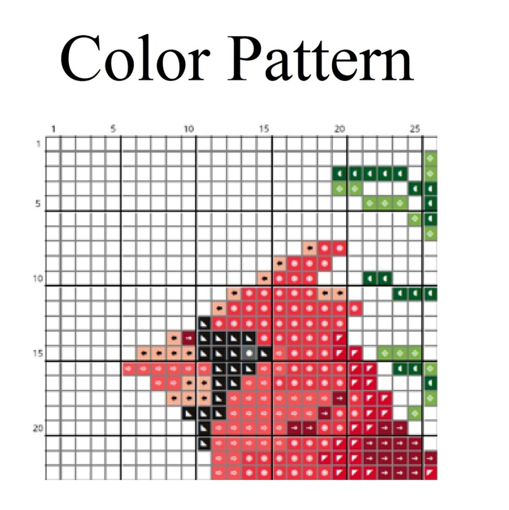 Counted Cross Stitch Pattern PDF Cross Stitch Cardinal Etsy - Cardinal Counted Cross Stitch Patterns