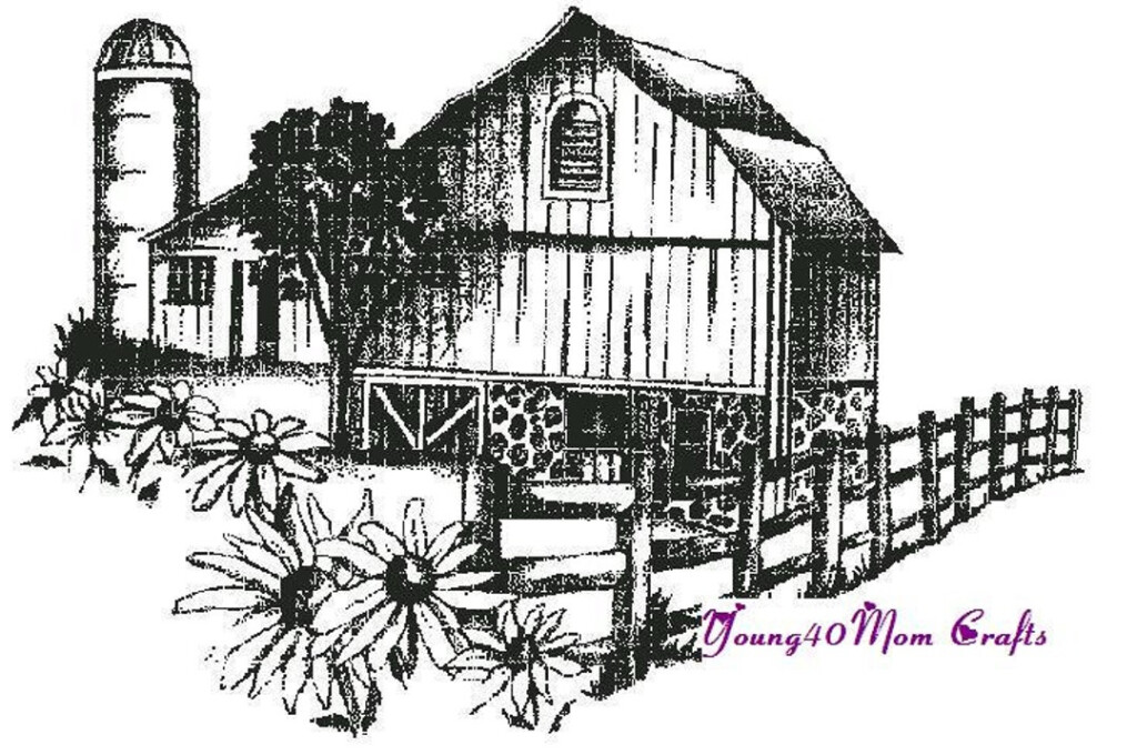 Country Living Counted Cross Stitch Pattern Only PDF Farm Barn Etsy - Country Living Cross Stitch Patterns