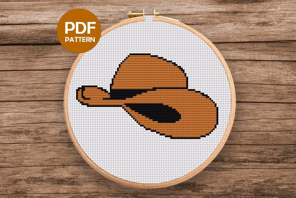 Cowboy Hat Cross Stitch Pattern Cross Stitch Patterns - Cowboy Cross Stitch Patterns Free