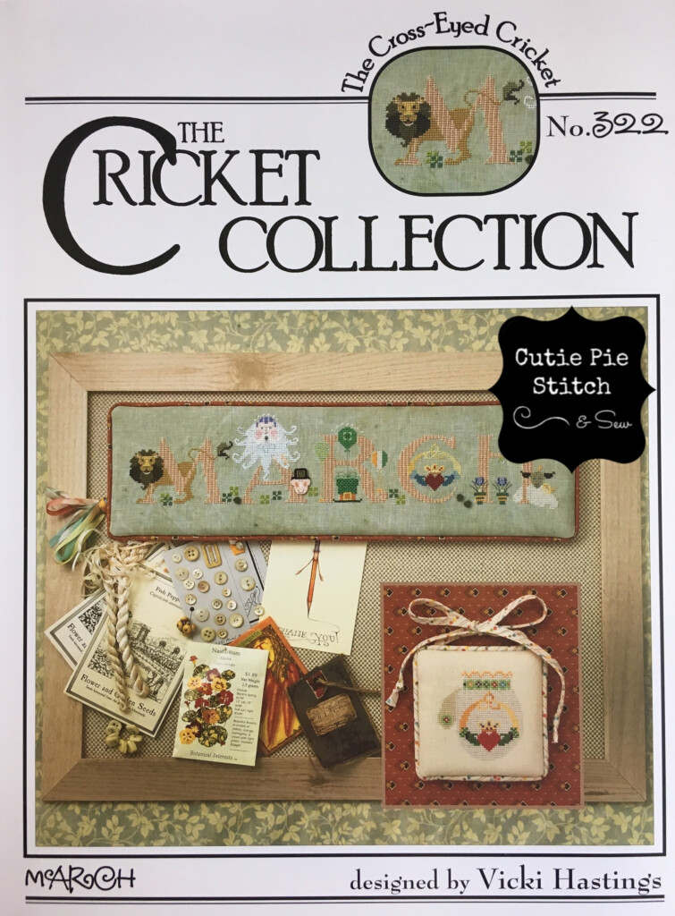 CRICKET COLLECTION March Counted Cross Stitch Etsy - Cricket Collection Cross Stitch Patterns