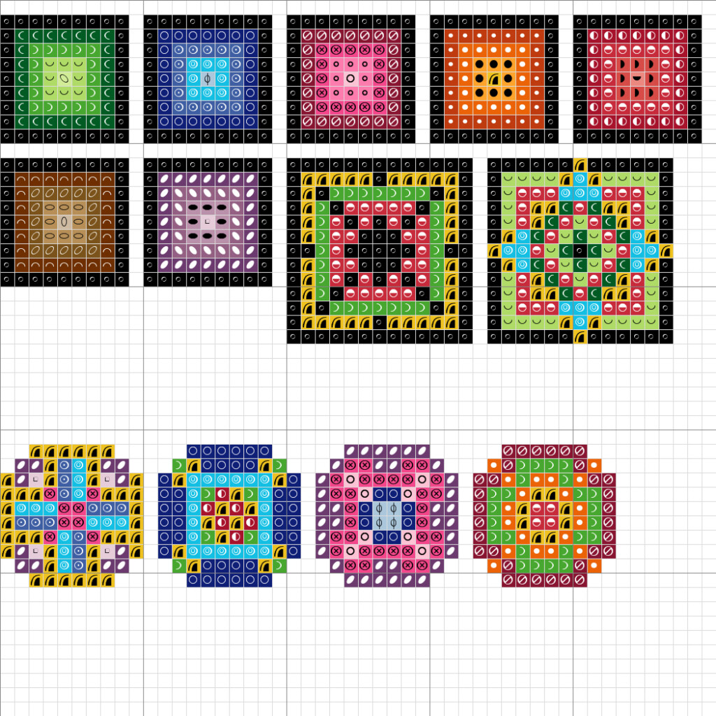 Cross Stitch Abstract Patterns Chart Cross Stitch Stitch Abstract  - Free Abstract Cross Stitch Patterns