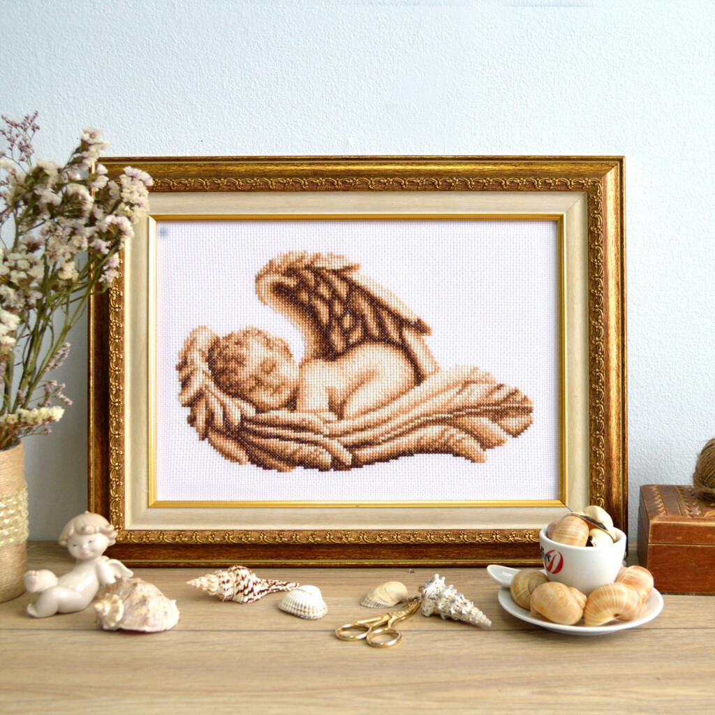 Cross Stitch Baby Angel Pattern Download In PDF Etsy - Free Printable Cross Stitch Patterns Angels