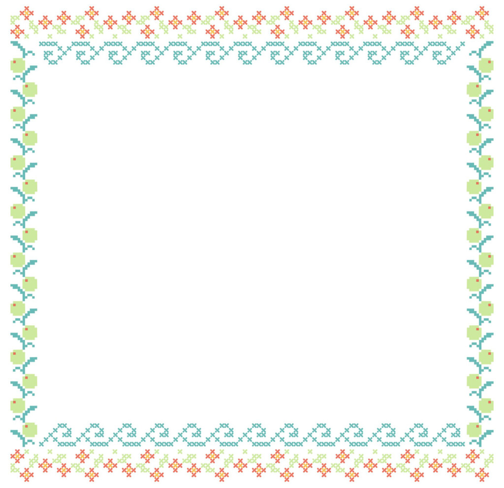 Cross Stitch Borders 10 Free PDF Printables Printablee - Free Border Cross Stitch Patterns