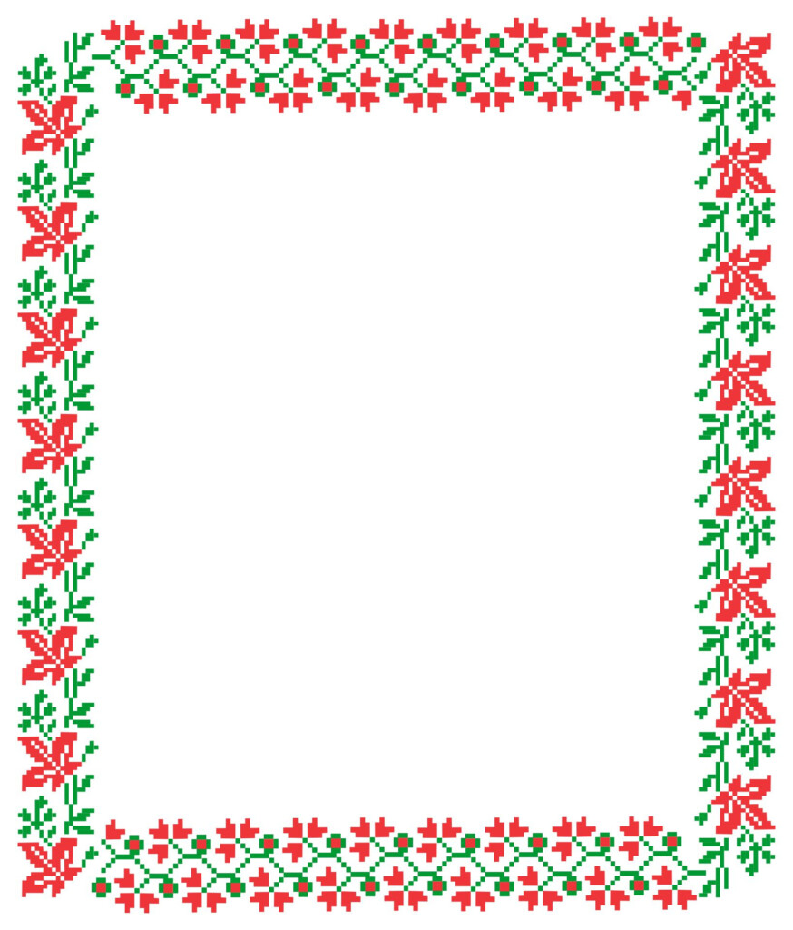 Cross Stitch Borders 10 Free PDF Printables Printablee - Free Border Cross Stitch Patterns
