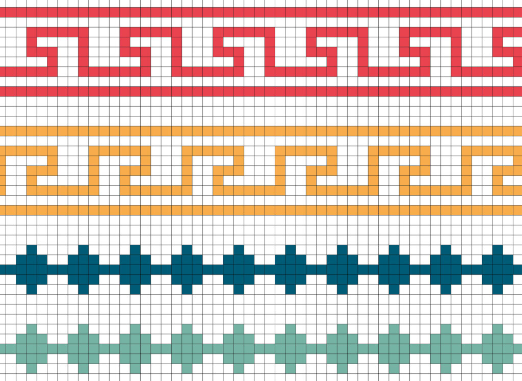 Cross Stitch Borders 10 Free PDF Printables Printablee - Cross Stitch Round Border Patterns Free