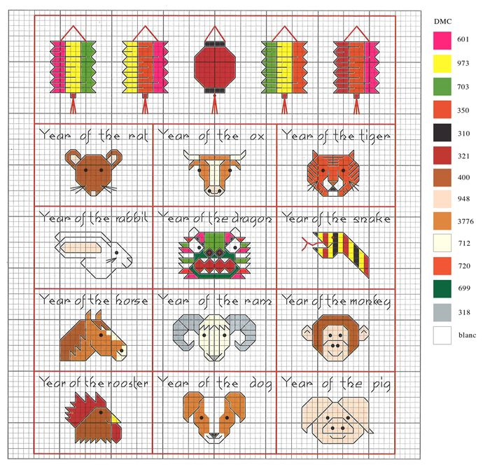 Cross Stitch Chinese New Year Embroidery Patterns Cross Stitch  - Chinese Cross Stitch Patterns Free