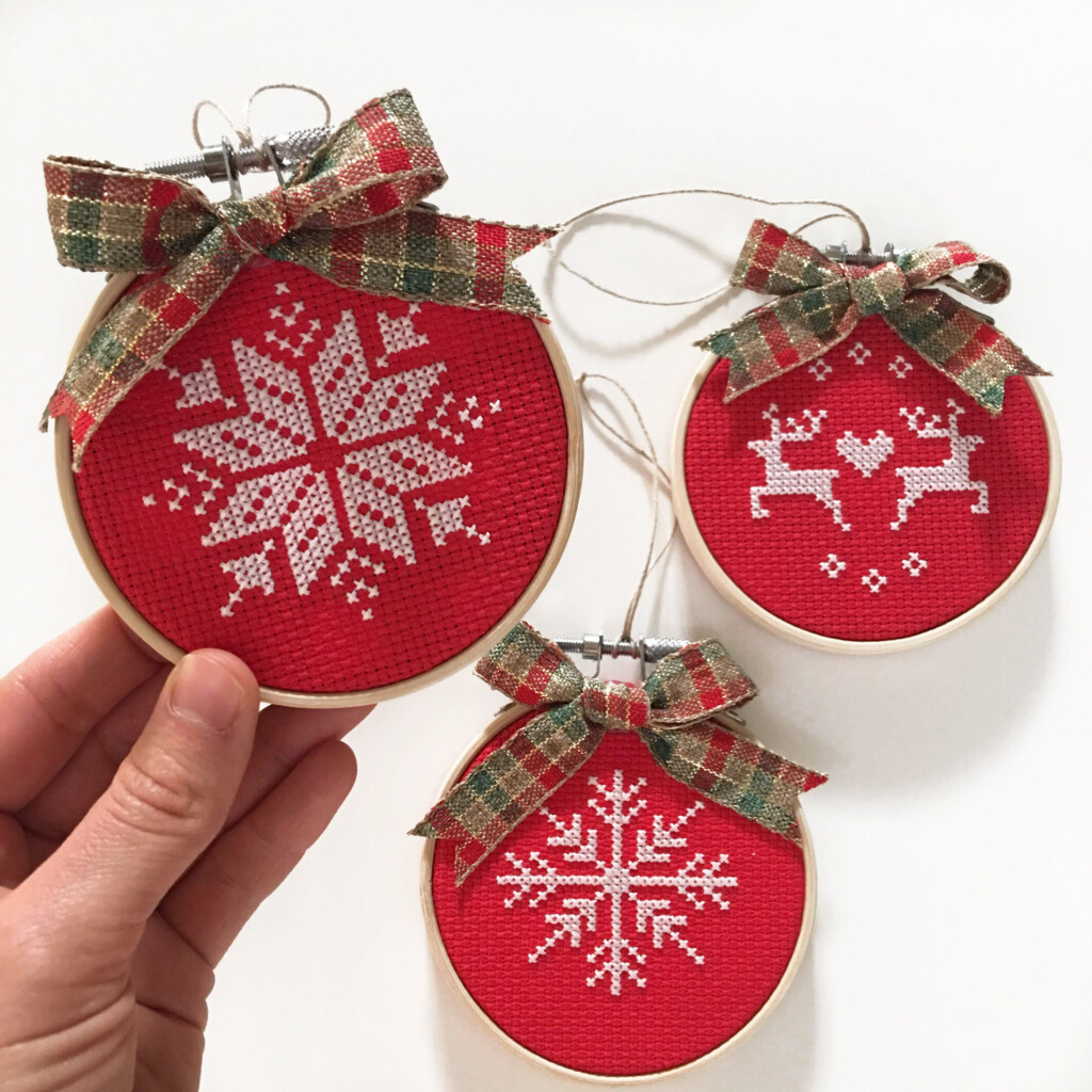 Cross Stitch Christmas Ornament Pattern Digital Download Pdf Etsy - Christmas Ornament Cross Stitch Pattern