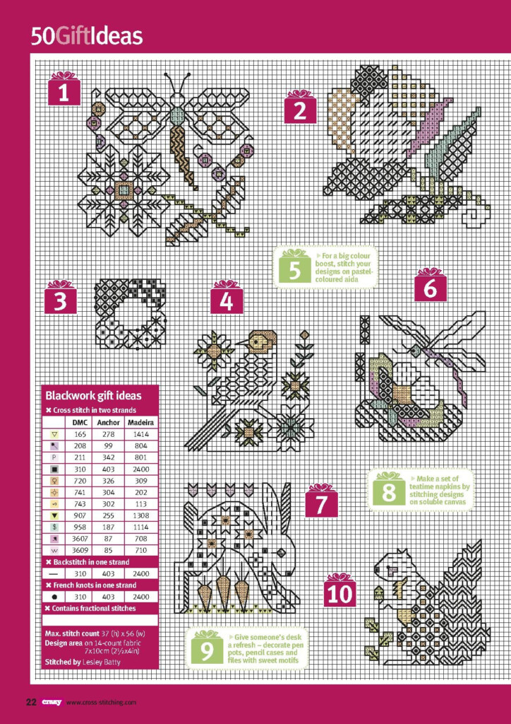 Cross Stitch Crazy 212 Blackwork Cross Stitch Blackwork Patterns  - Cross Stitch Crazy Free Patterns
