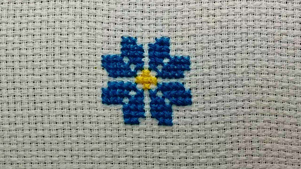 Cross Stitch Embroidery Easy Cross Stitch Flower Design For Beginners  - Easy Basic Cross Stitch Patterns