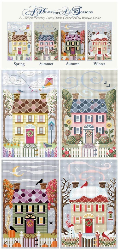 CROSS STITCH HOUSE PATTERNS Cross Stitch House Cross Stitch Cross  - Small House Cross Stitch Pattern