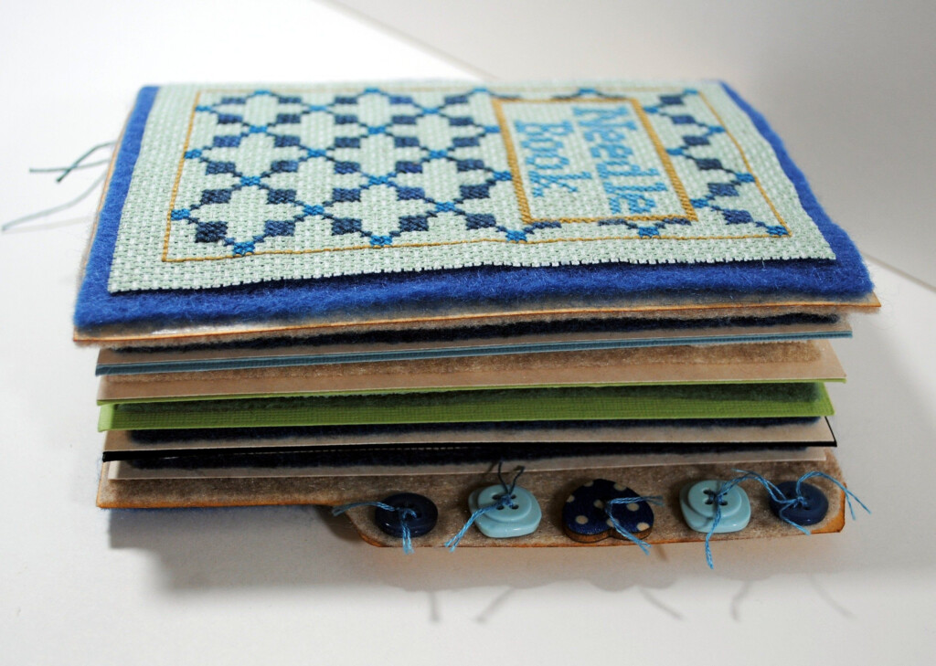Cross Stitch Needle Book Instant Download PDF Pattern With 3 Hole  - Cross Stitch Needle Book Pattern
