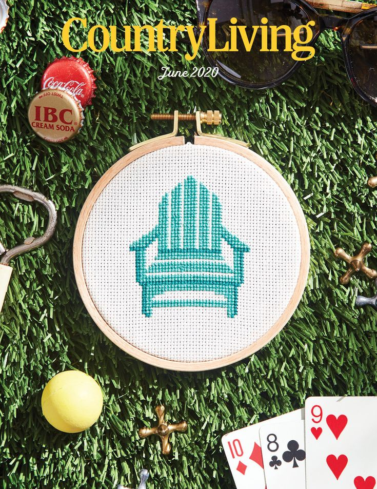 Cross Stitch Of The Month Pattern Country Living Cross Stitch  - Country Living Cross Stitch Patterns