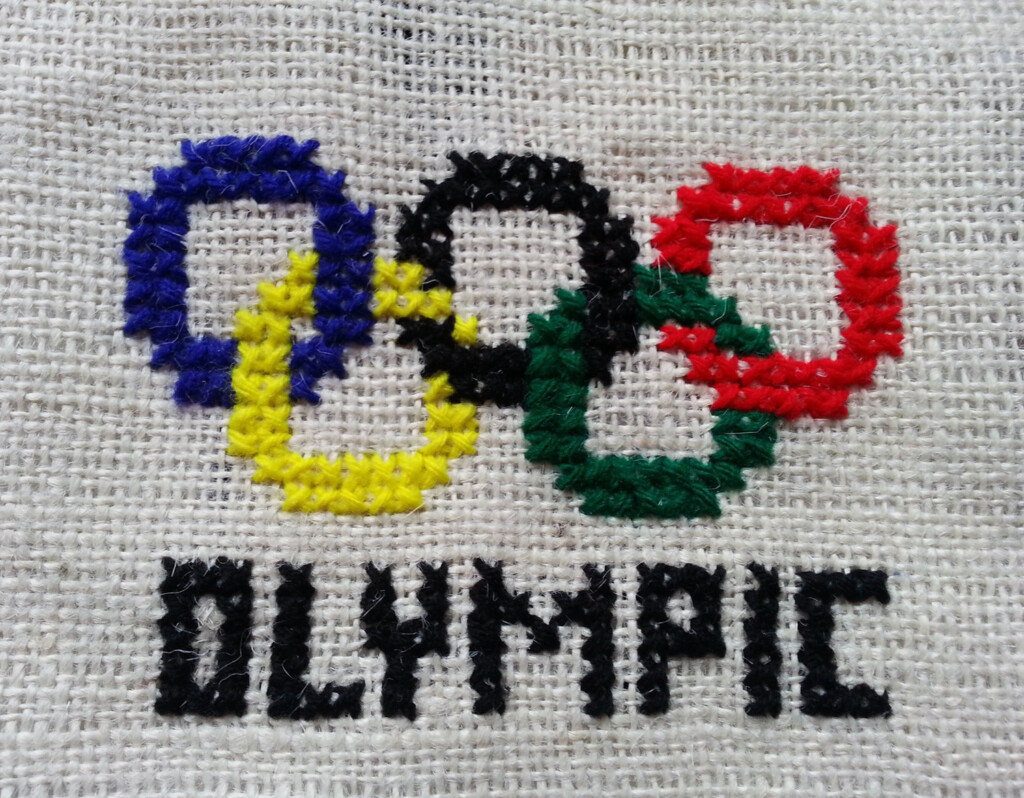 Cross Stitch Olympic Rings How To Cross Stitch Art Needlework On  - Olympic Rings Cross Stitch Pattern