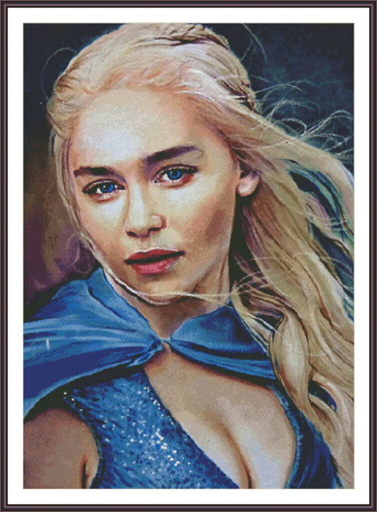 Cross Stitch Pattern Game Of Thrones Daenerys Targaryen Etsy - Game Of Thrones Cross Stitch Patterns