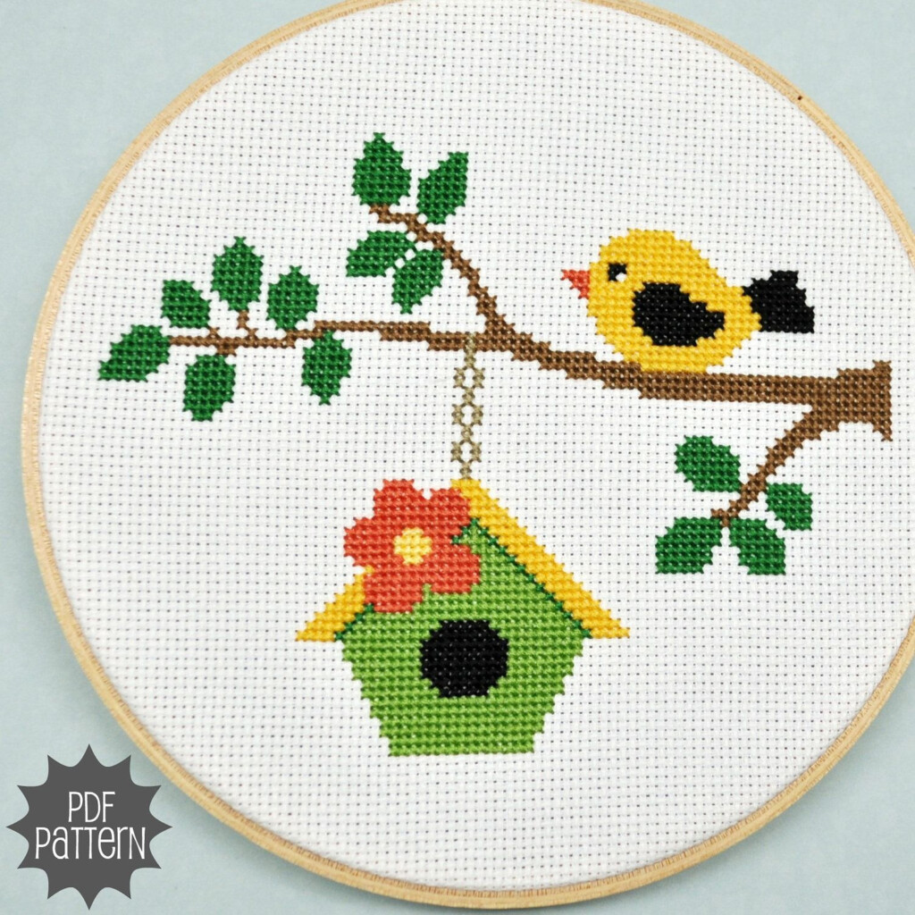Cross Stitch Patterns Birds Free - Easy Bird Cross Stitch Patterns
