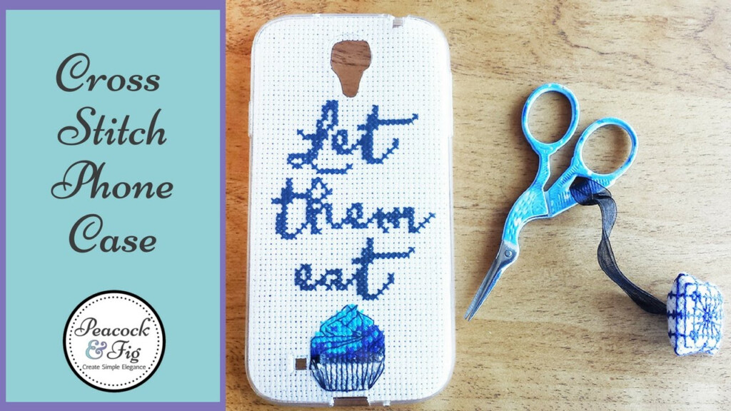 Cross Stitch Phone Case Make A Personalized Phone Case YouTube - Cross Stitch Phone Case Pattern