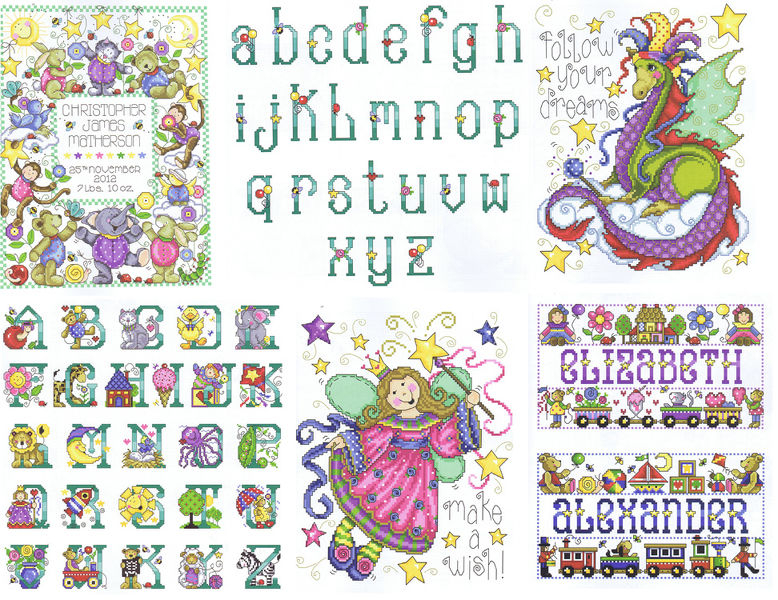 Cross Stitch Treasures For Children Cross Stitch Pattern By Annie s Attic - Annie's Attic Cross Stitch Patterns