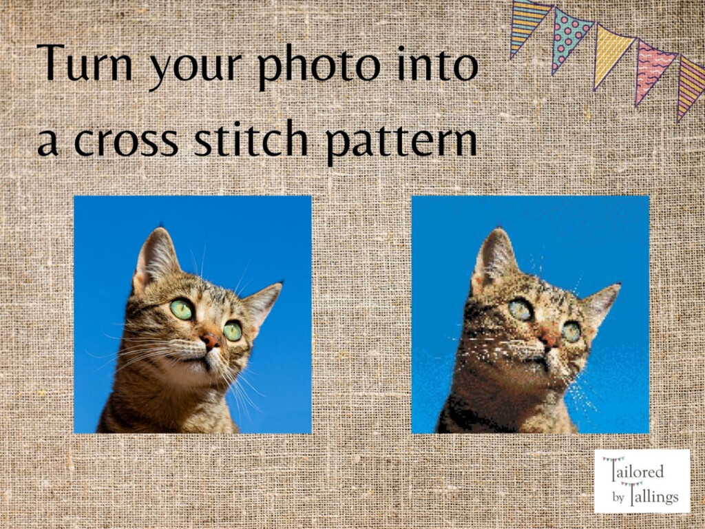 Custom Photo Cross Stitch Patterns Turn Your Photo Into A Personalised  - Photos Made Into Cross Stitch Patterns