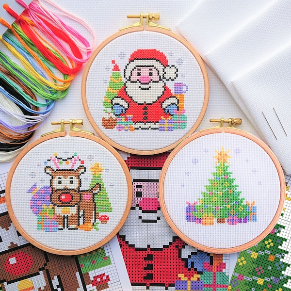 Cute 3 Inch Cross Stitch Pattern Etsy - 3 Inch Cross Stitch Patterns