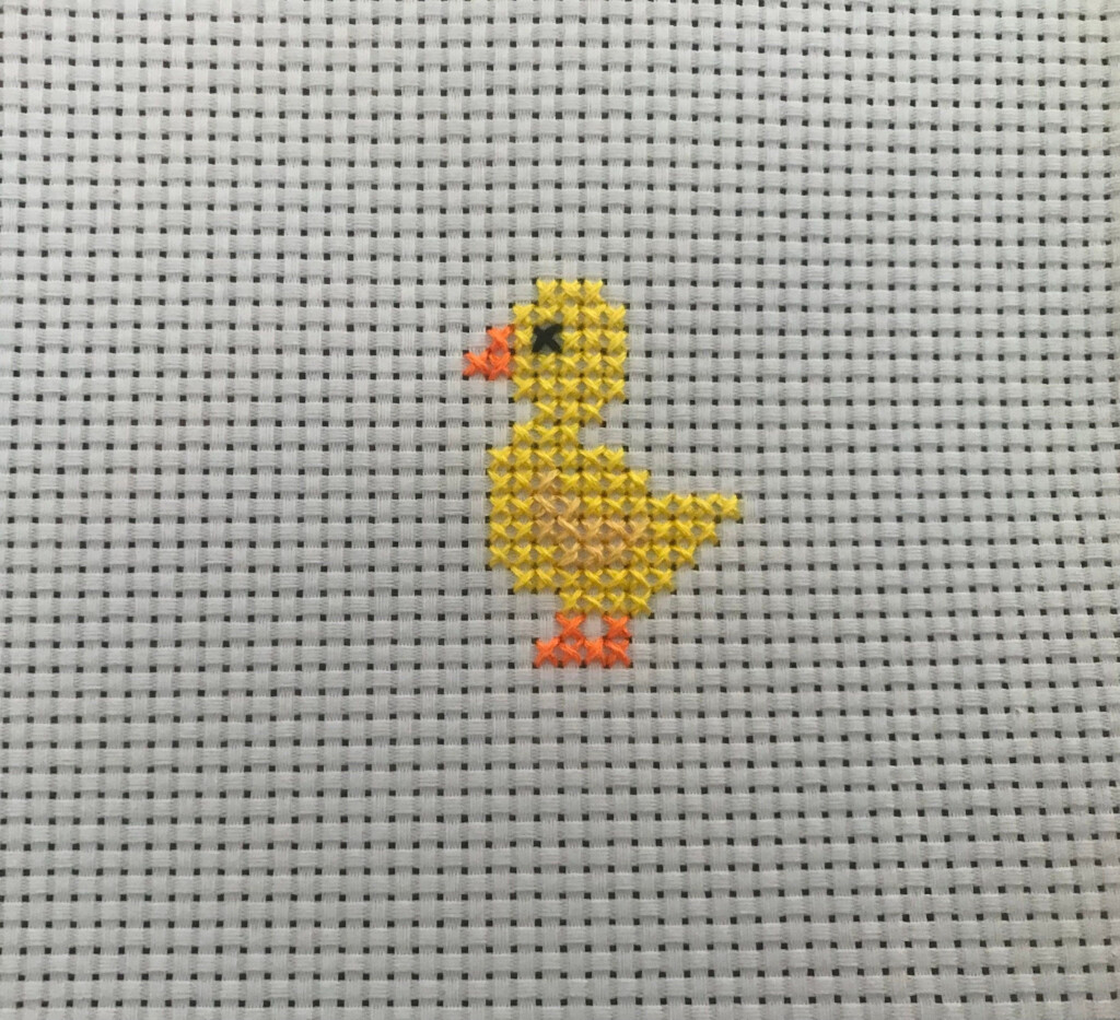 Cute Little Duck Cross Stitch Pattern Pdf Modern Cross Stitch Beginner  - Cute Cross Stitch Patterns Free