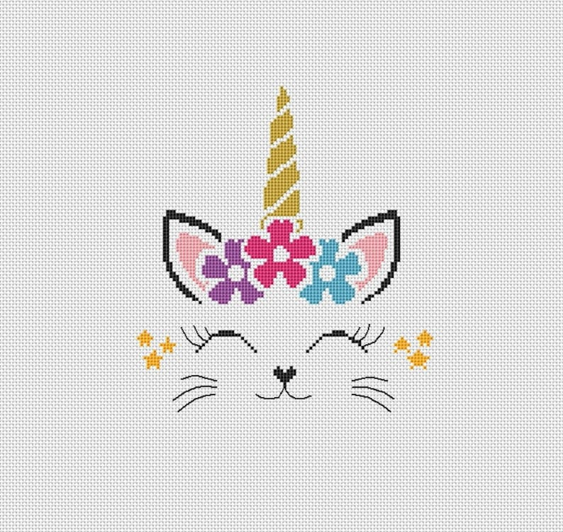 Cute Unicorn Cross Stitch Pattern Cross Stitch Patterns - Easy Unicorn Cross Stitch Pattern