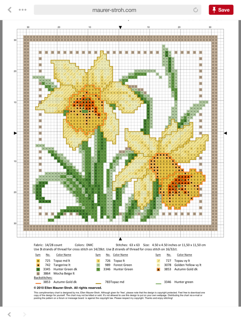 Daffodils Cross Stitch Fruit Cross Stitch Flowers Cross Stitch  - Cross Stitch Daffodil Pattern Free