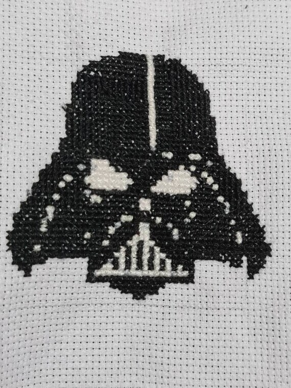 Darth Vader Helmet Cross Stitch Pattern Pdf Download Etsy - Darth Vader Cross Stitch Pattern Free
