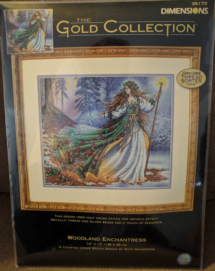Dimensions Gold Collection Woodland Enchantress Cross Stitch Kit 35173  - Cross Stitch Gold Free Patterns