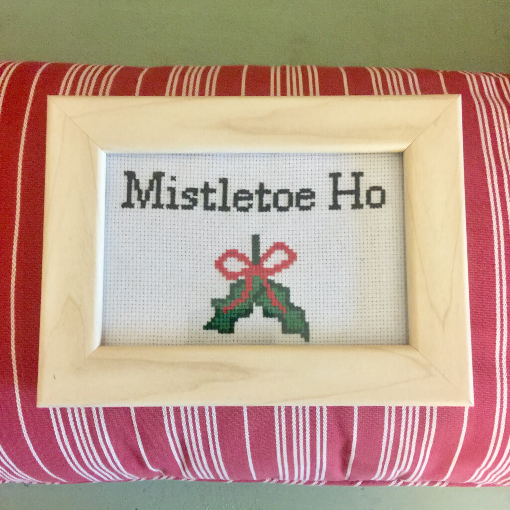 Dirty Cross Stitch Pattern Mistletoe Ho PDF Etsy - Free Dirty Cross Stitch Patterns