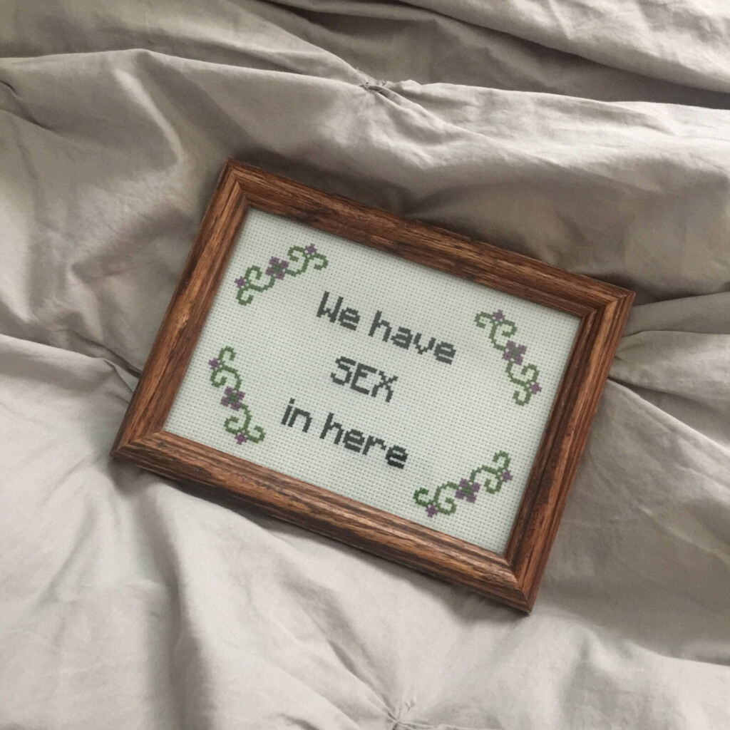 Dirty Cross Stitch Pattern PDF Download We Have Sex Etsy - Free Dirty Cross Stitch Patterns