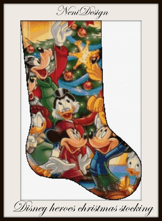 Disney Cross Stitch Christmas Stocking Patterns Cross Stitch Patterns - Disney Cross Stitch Christmas Stocking Patterns