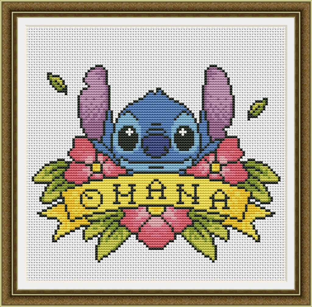 Disney Cross Stitch Pattern DO015 Lilo And Stitch Etsy - Cross Stitch Patterns For Sale