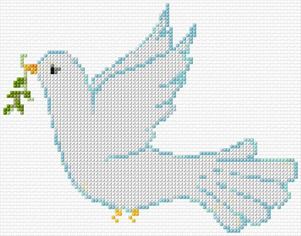 Dove Cross Stitch Designs - Dove Cross Stitch Pattern Free