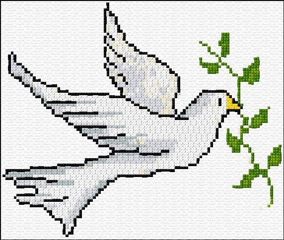 Dove Cross Stitch Designs - Dove Cross Stitch Pattern Free